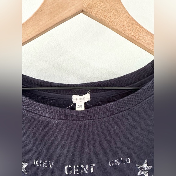 J. Crew Port Of Call Sweatshirt Navy Size XS - Picture 5 of 6